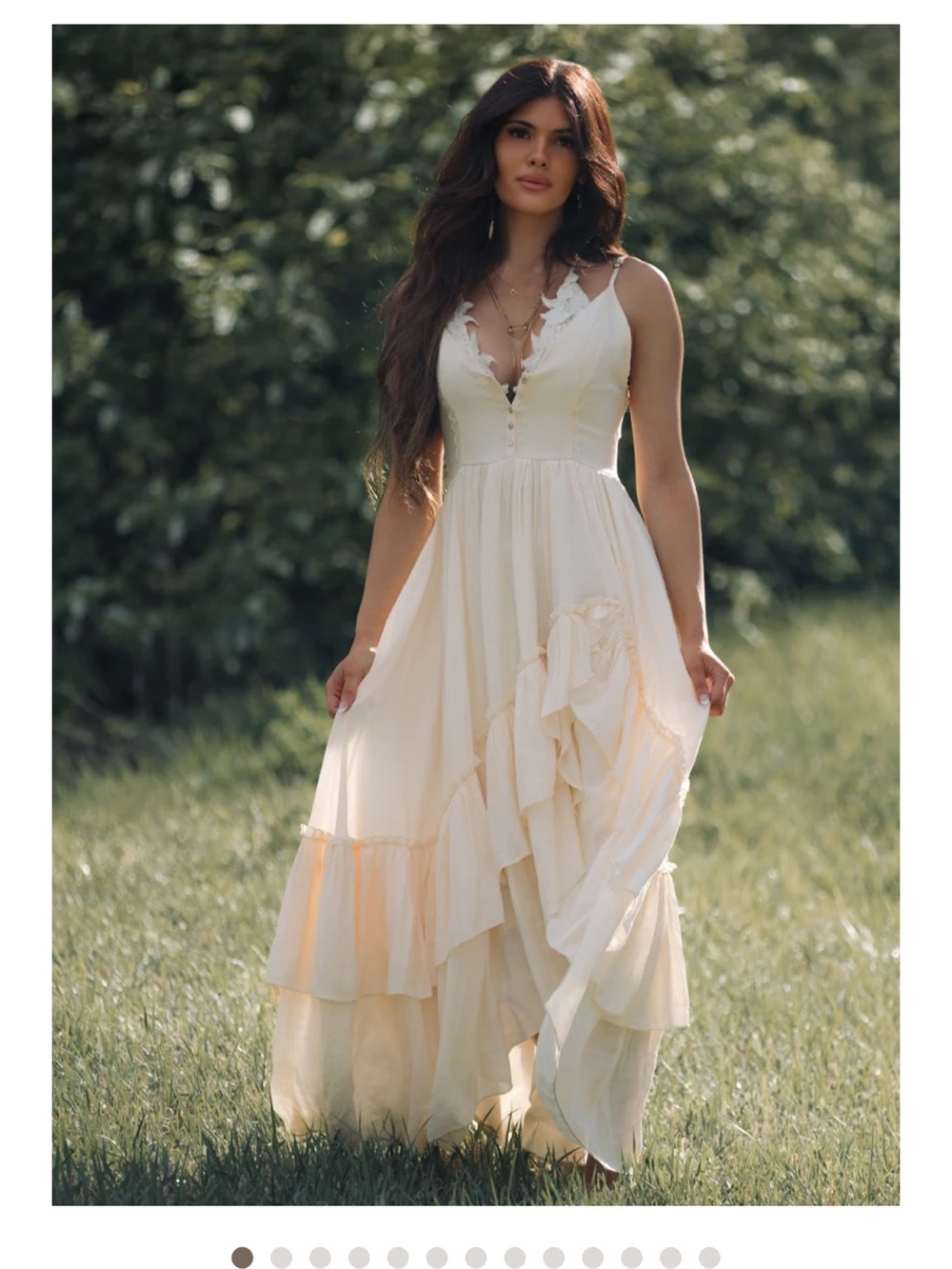 Joyfolie Everlie dress in cream
